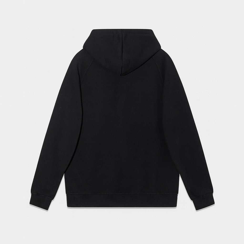 Burberry “Vintage Check Hood” Zip Hoodie – Black | PXRE