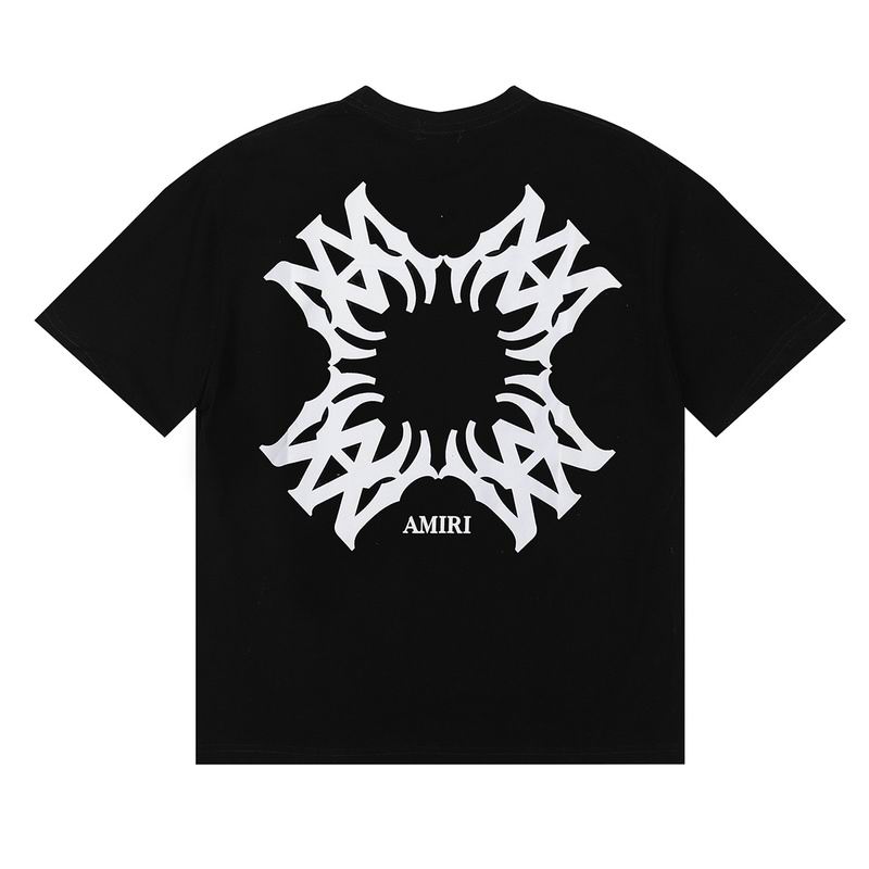 Amiri Tribal Burst Tee – Black (Premium Edition)