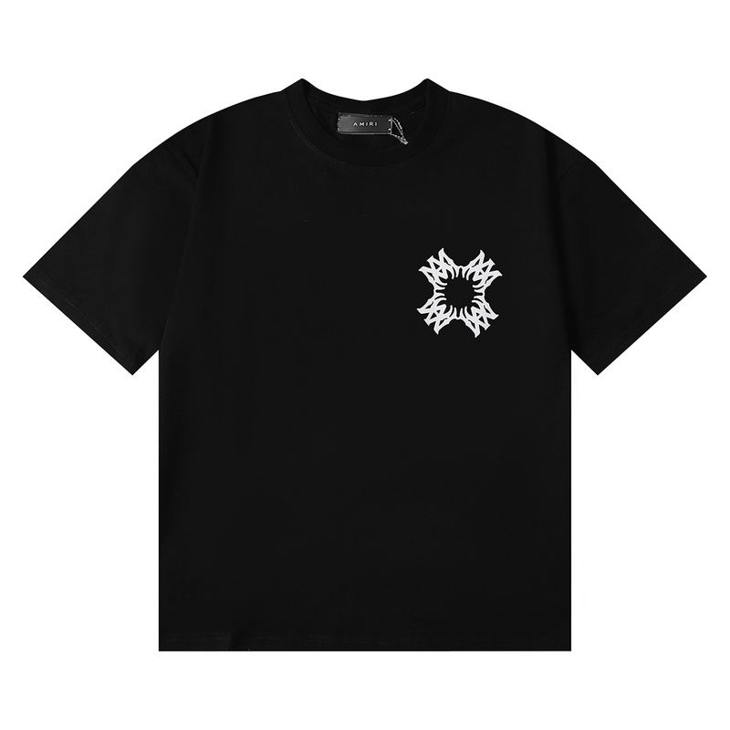 Amiri Tribal Burst Tee – Black (Premium Edition)