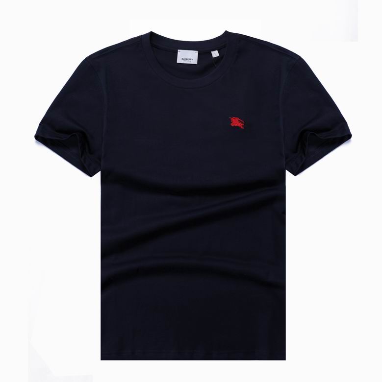 Burberry “Monogram Red Rider” Tee — Navy | PXRE