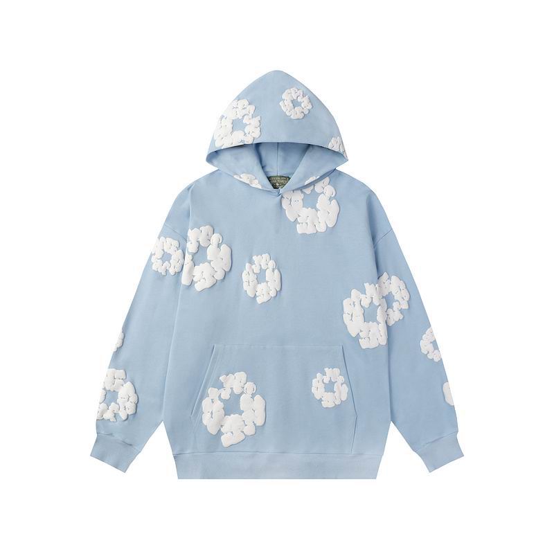Denim Tears “Cotton Wreath Blue” Hoodie — PXRE