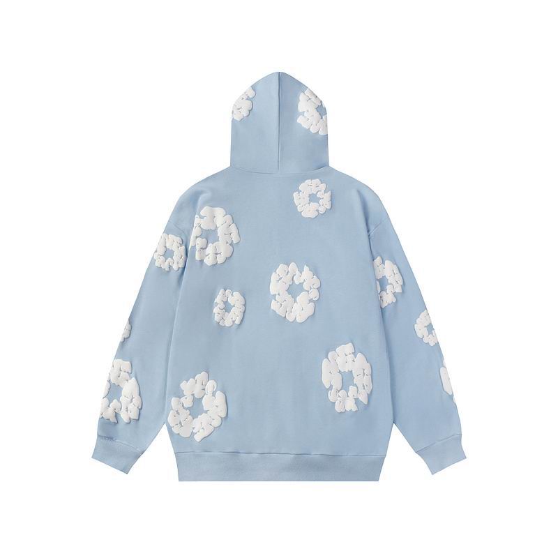 Denim Tears “Cotton Wreath Blue” Hoodie — PXRE