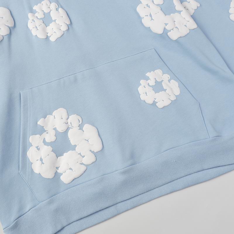 Denim Tears “Cotton Wreath Blue” Hoodie — PXRE