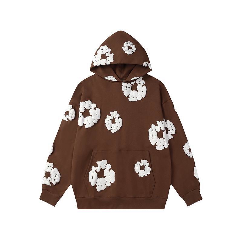Denim Tears “Cotton Wreath Brown” Hoodie — PXRE