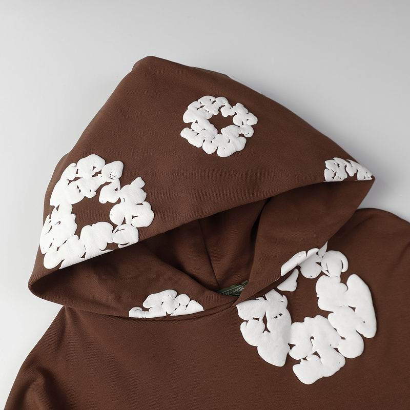 Denim Tears “Cotton Wreath Brown” Hoodie — PXRE