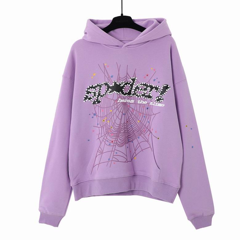 Sp5der “Web Rhinestone” Hoodie — PXRE